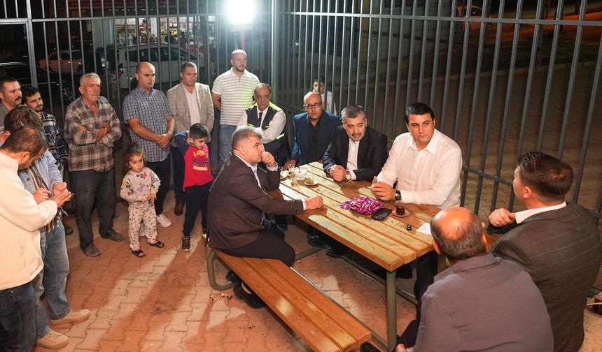 Başkandan Selimiye’ye gece ziyareti