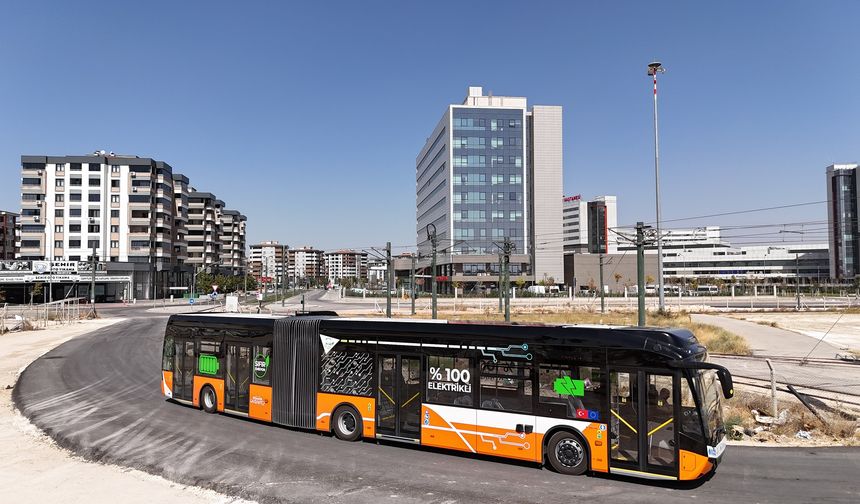 Elektrikli otobüsler geldi
