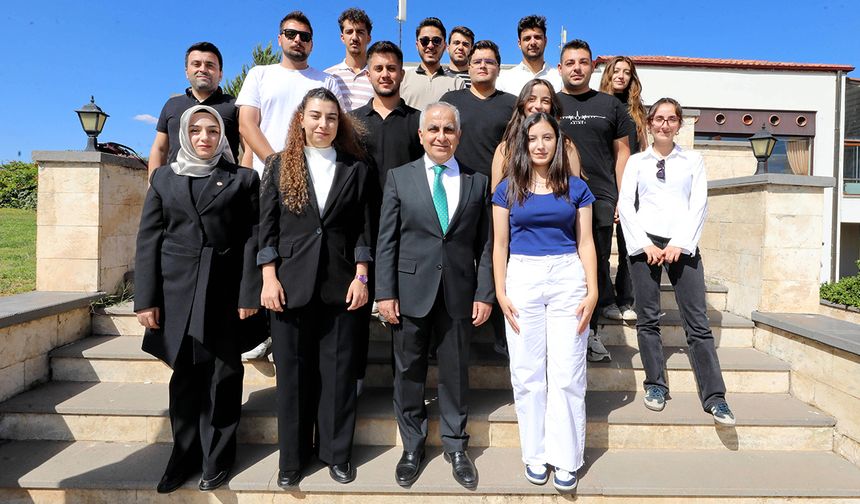 Rektörden ilham veren buluşma