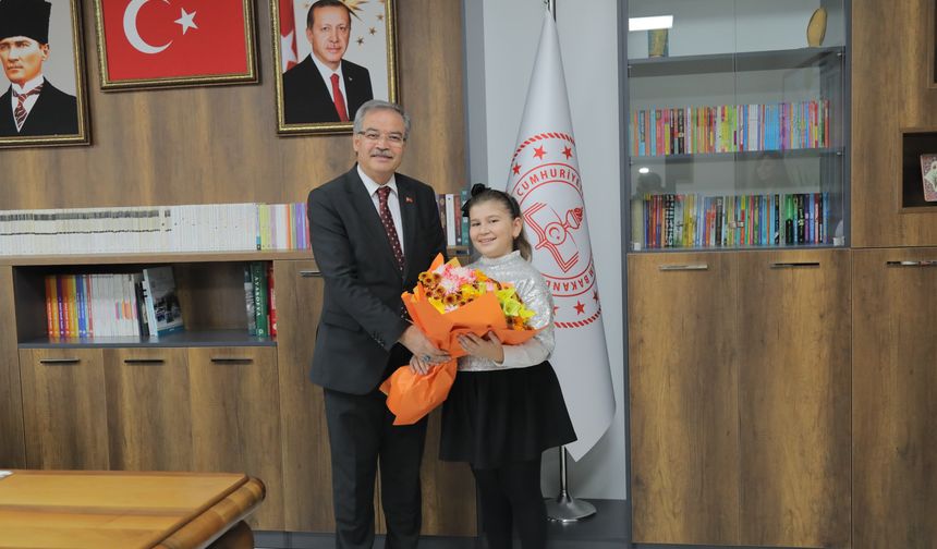 Arpacı, dünya birincisini ağırladı