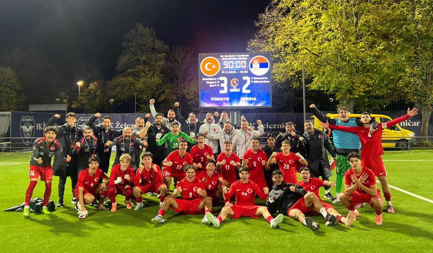 U17 Milli takımı 2. tura yükseldi