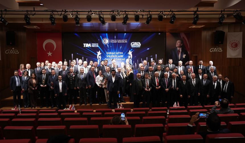 İhracatın yıldızlarına ödül