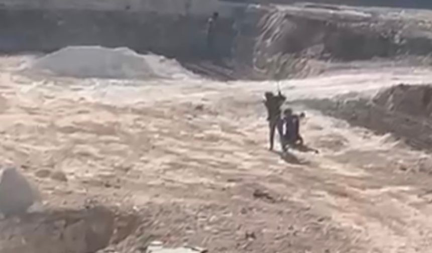 Çocuk işçiye inşaat alanında darp