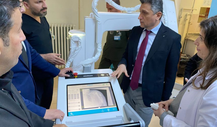 Hastaneye yerli ve milli röntgen cihazı