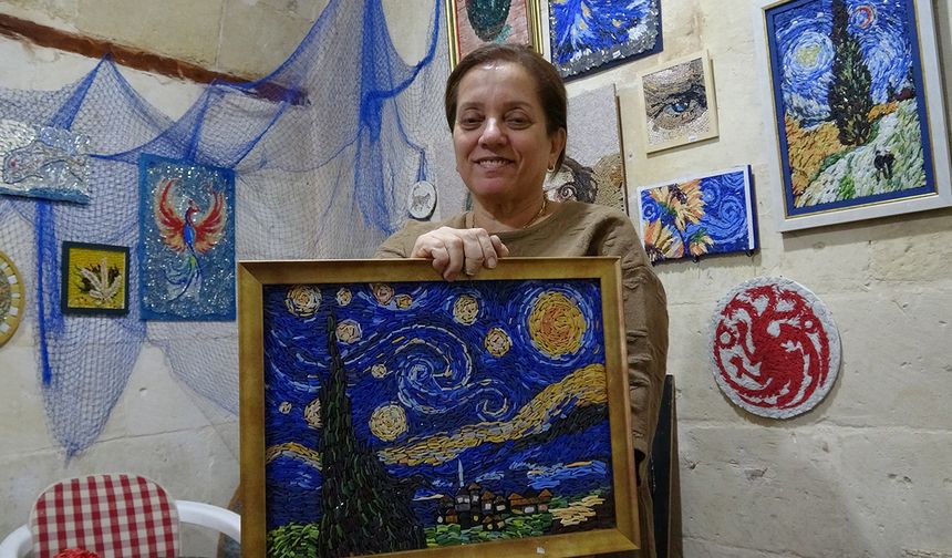 Mozaik sanatında dünyaya açılmak istiyor