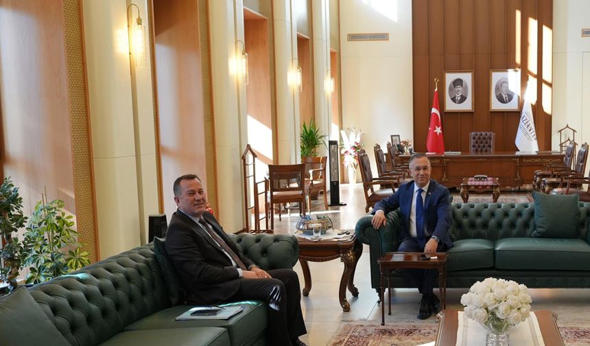 Başkan vali ile buluştu