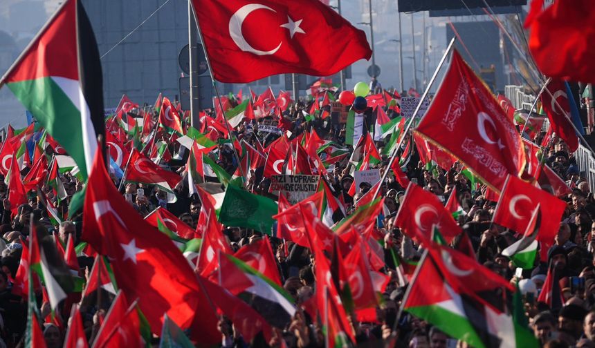 Bozgeyik Gazze mitingine katıldı