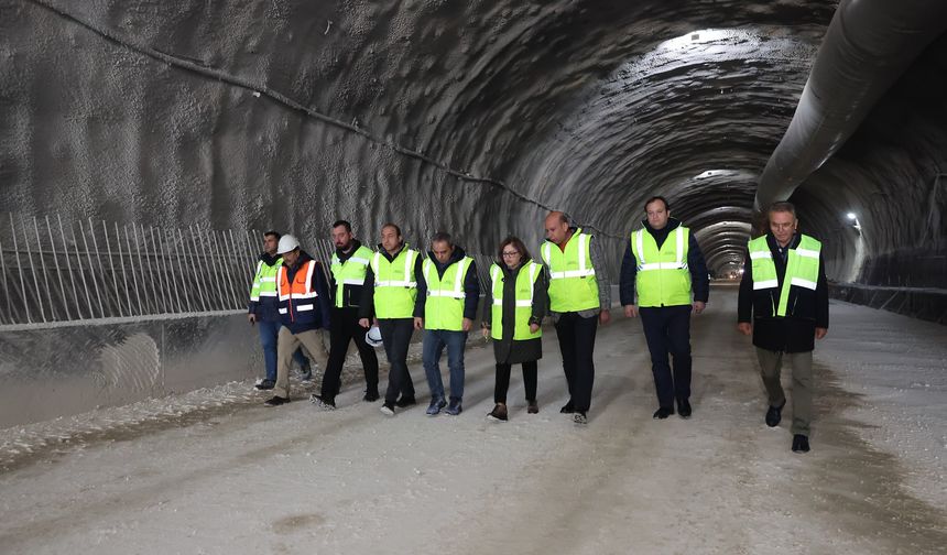 Dülük tüneli tam gaz