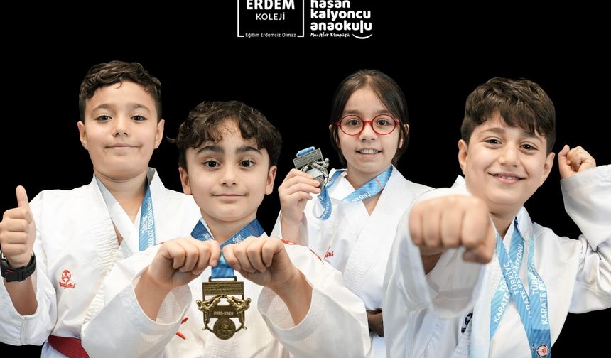 Erdem Koleji’nden Karate Ligi’nde güçlü mesaj