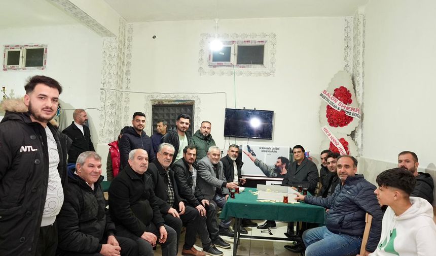 Sacır’da sakinlerle buluştu