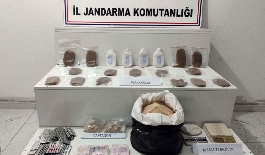 22 kilo reçine esrar ele geçirildi