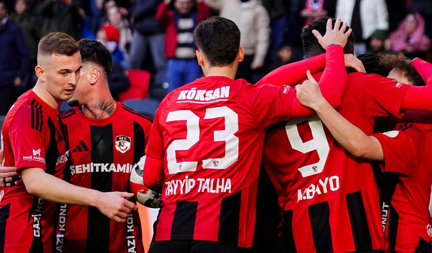Gaziantep FK'da 2 dakikalık sevinç