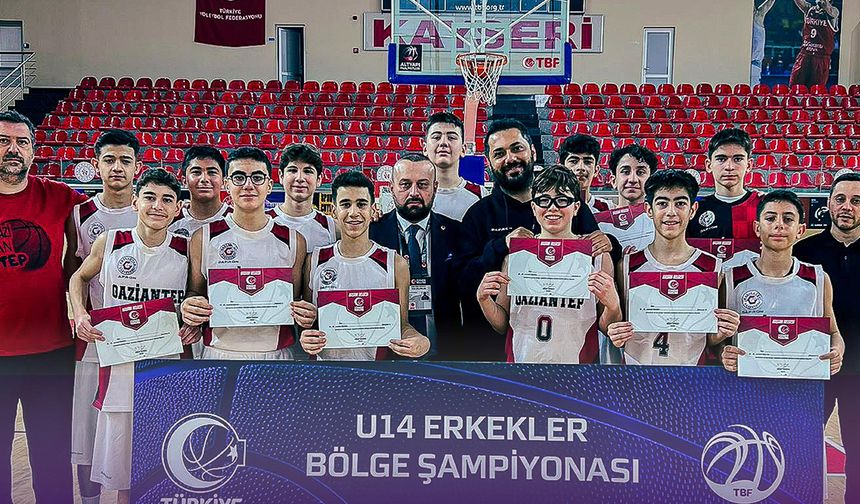 U14 takımı Bölge şampiyonu