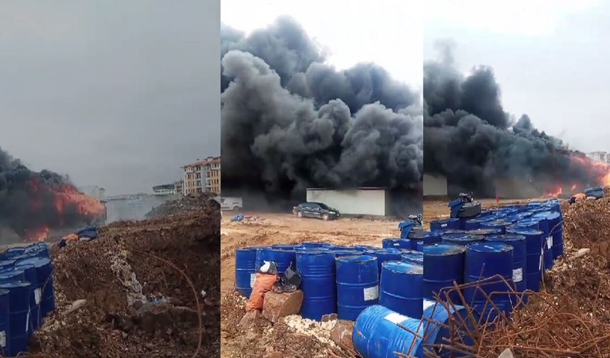 Kuzeyşehir'de korkutan yangın