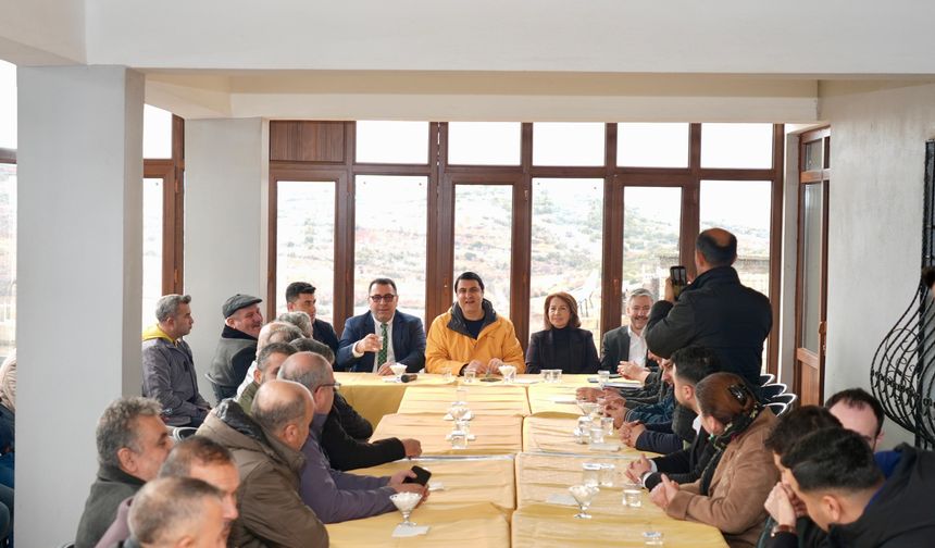 Yığınlı sakinleriyle buluştu