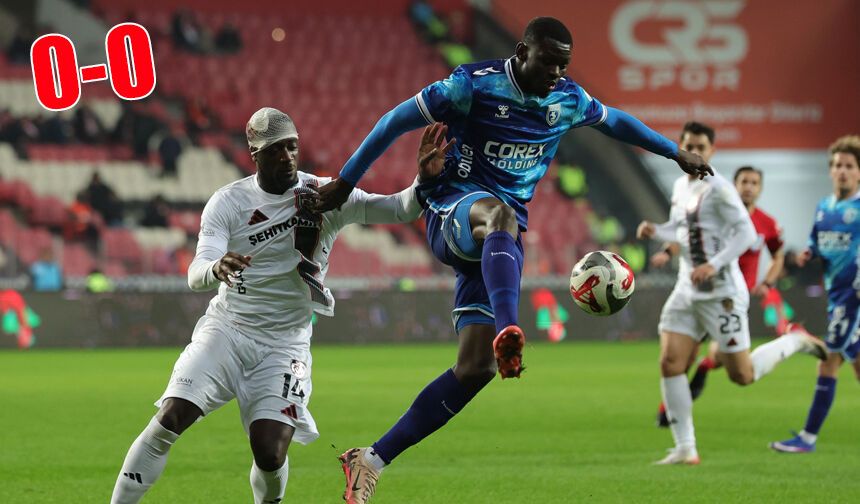 BİR PUANI KURTARDIK.. 0-0