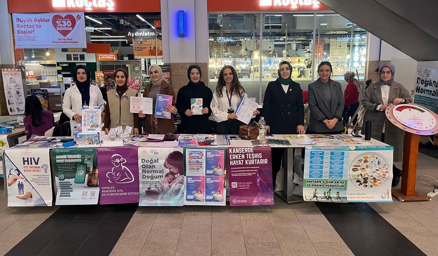 Sağlık ekipleri farkındalık oluşturuyor