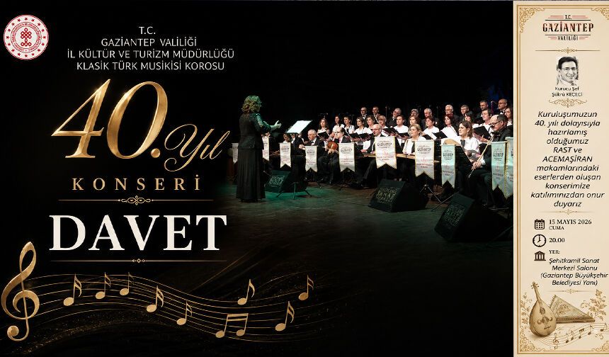 40. YIL KONSERİNE DAVET