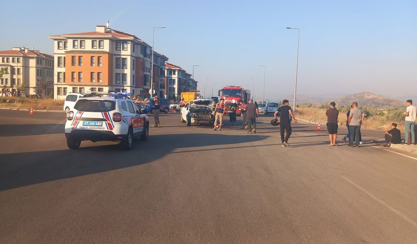 Gaziantep'te feci kaza: 2'si ağır 6 yaralı