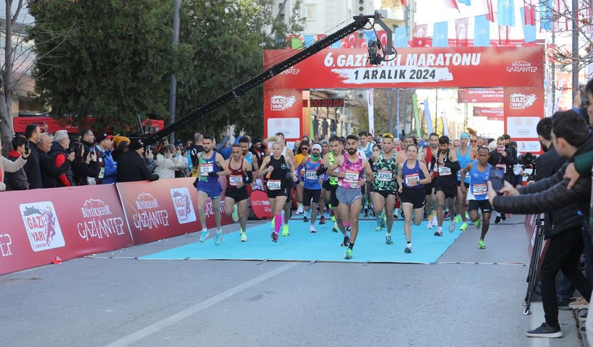 Gazi maratonu başlıyor
