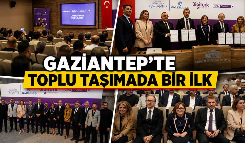 Gaziantep FK maçları artık toplu taşımada