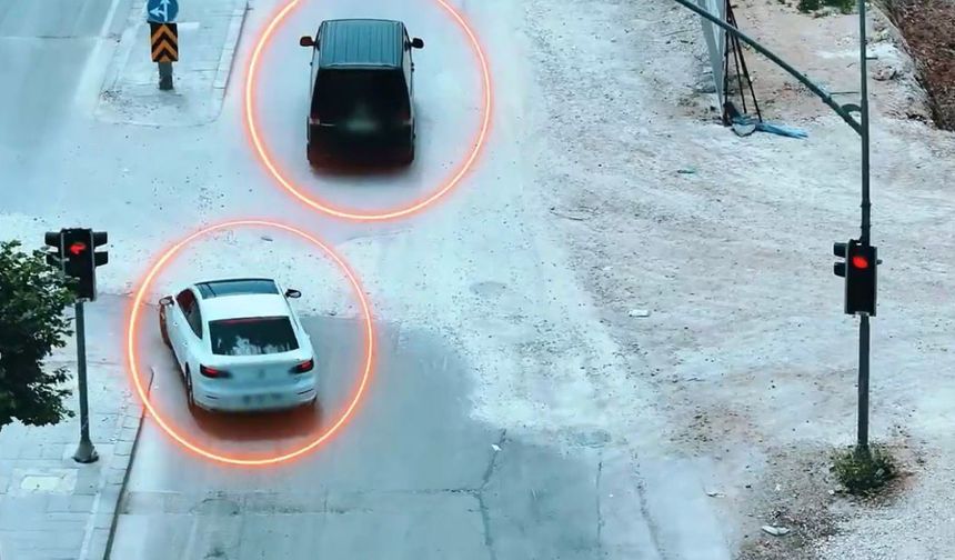 Gaziantep'te kırmızı ışık ihlaline ağır fatura