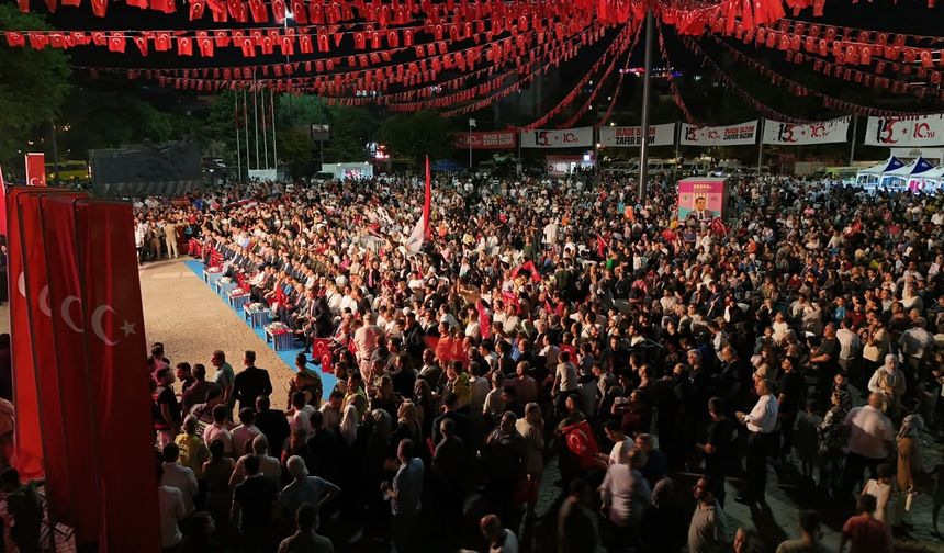 Gaziantep'te 15 Temmuz coşkusu yaşandı