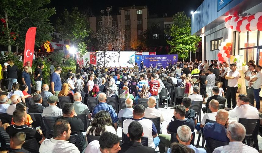 Başkandan mahalle buluşması