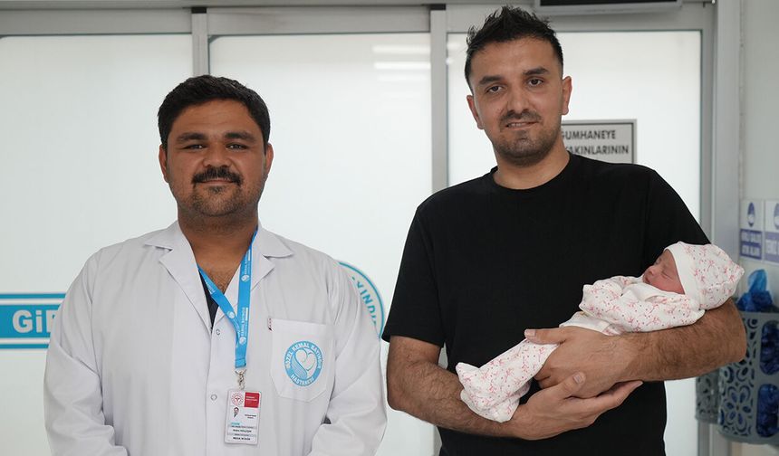 Normal doğum için 503 kilometre katetti