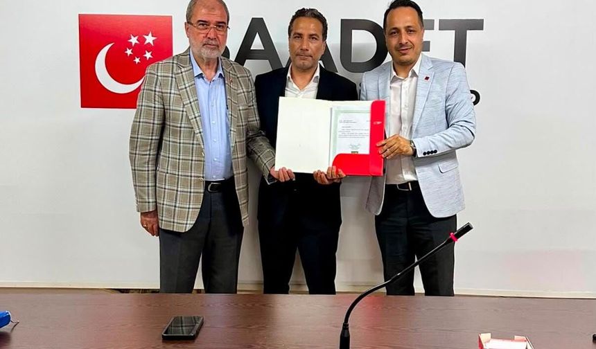Sünbül ilçe başkanı oldu