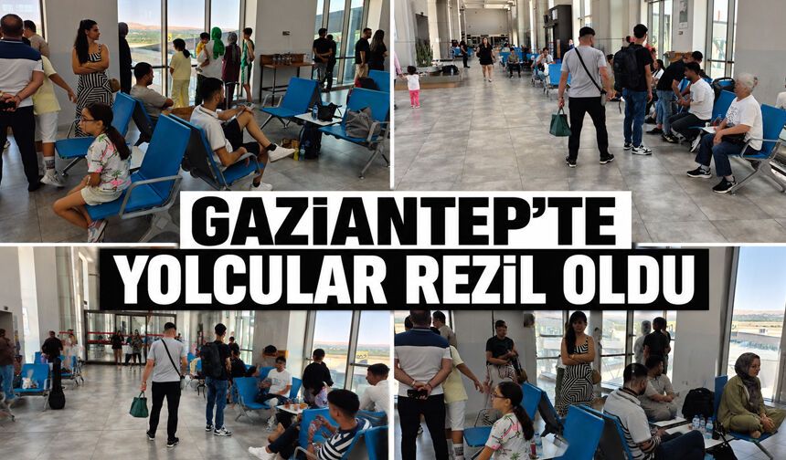 Gaziantep’te yolcular rezil oldu
