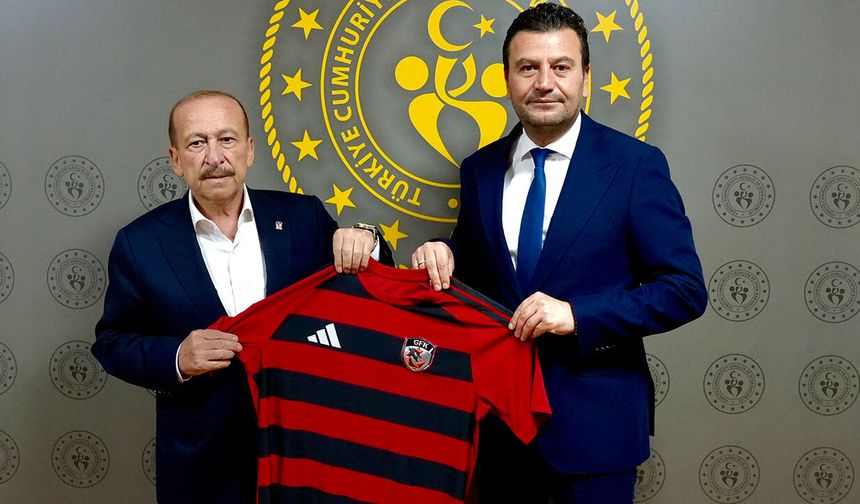 Başkan'dan müdür Şahin’e ziyaret