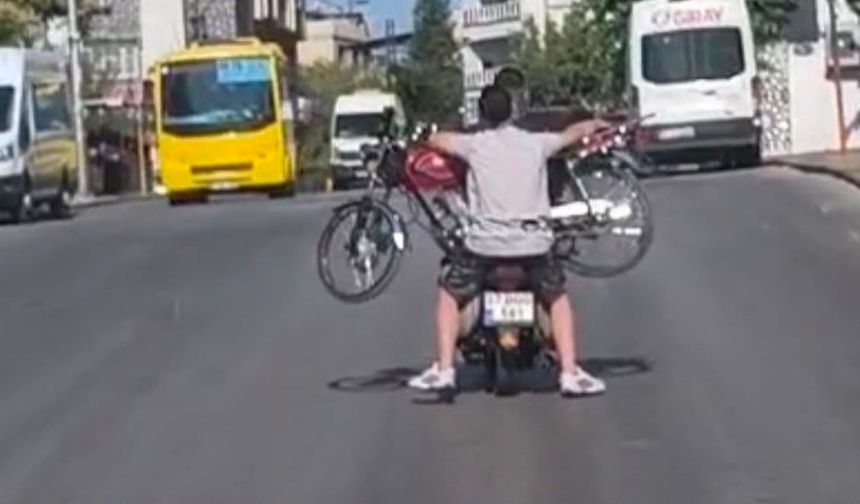 Gaziantep trafiğinde pes dedirten anlar