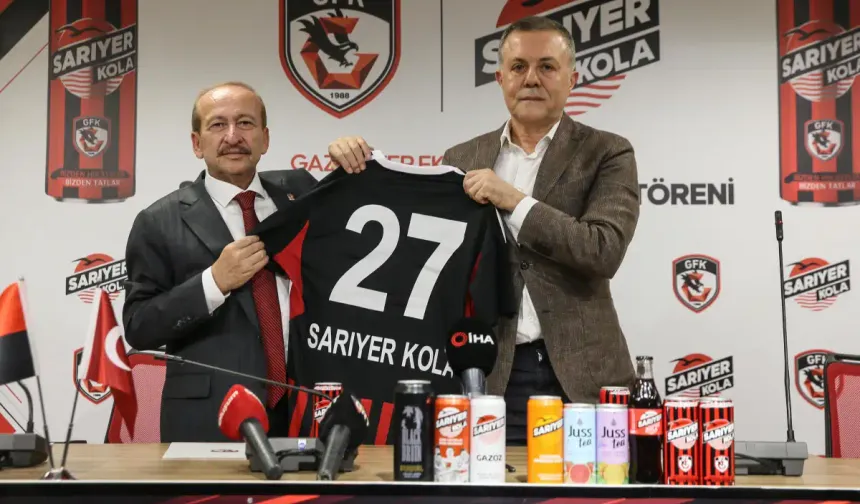 Gaziantep FK'nın yeni sponsoru Sarıyer Kola