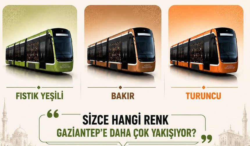 Tramvayların renkleri oylamada