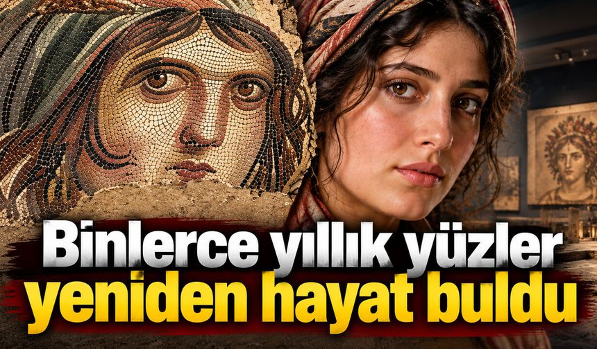 Binlerce yıllık yüzler yeniden hayat buldu