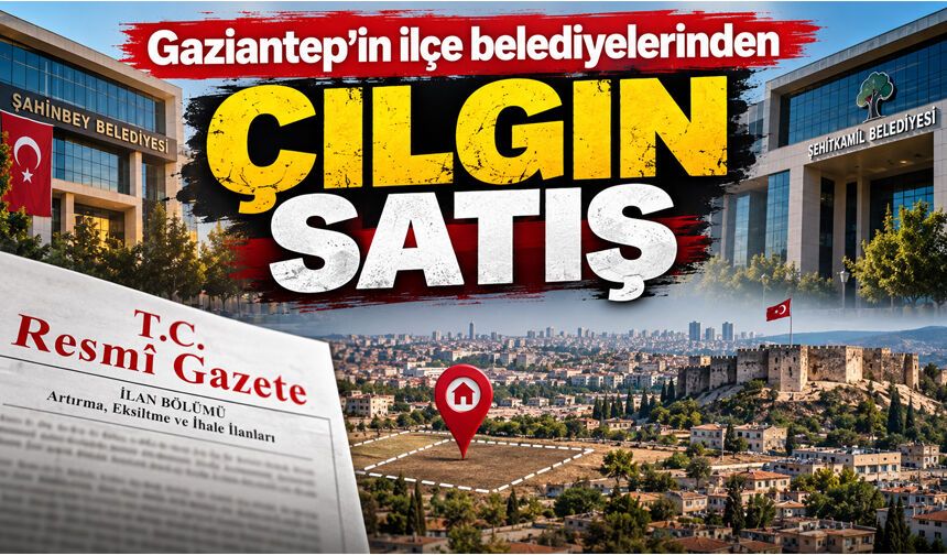 Gaziantep'in ilçe belediyelerinden çılgın satış