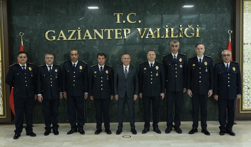 Gaziantep Emniyeti’nde 6 isme yeni rütbe