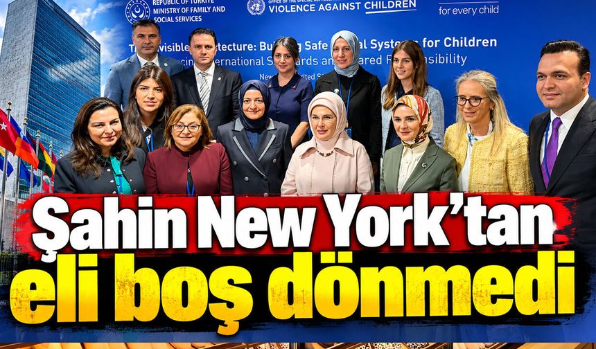 Şahin Newyork'tan eli boş dönmedi