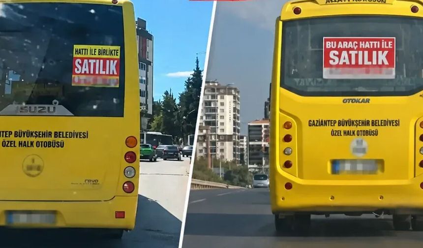 Gaziantep’te otobüsçü yolun sonuna geldi