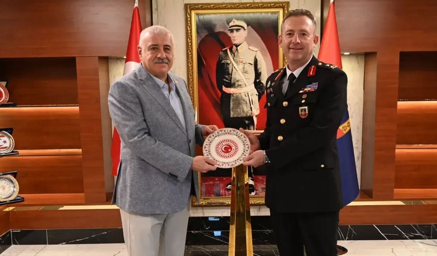 Atay’dan Jandarma Komutanlığı’na ziyaret