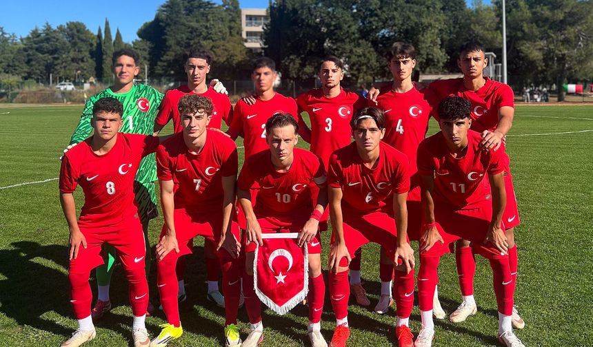U17 Milliler İtalya ile yenişemedi