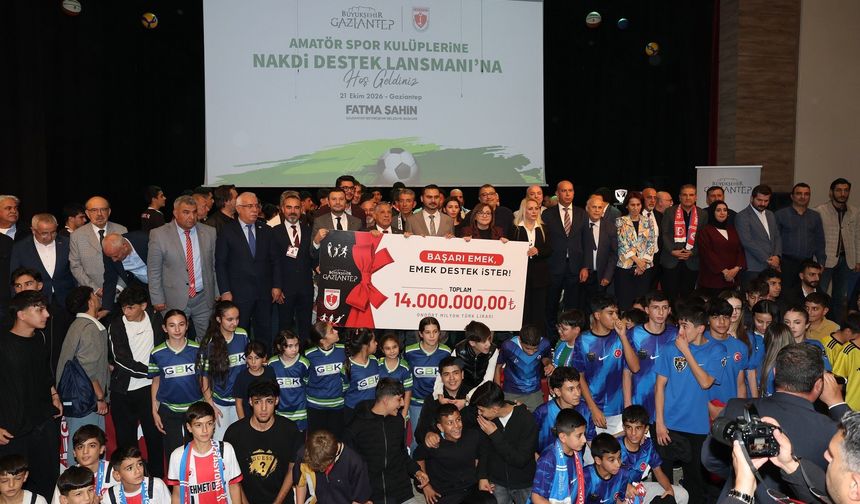 Büyükşehir’den amatöre dev destek