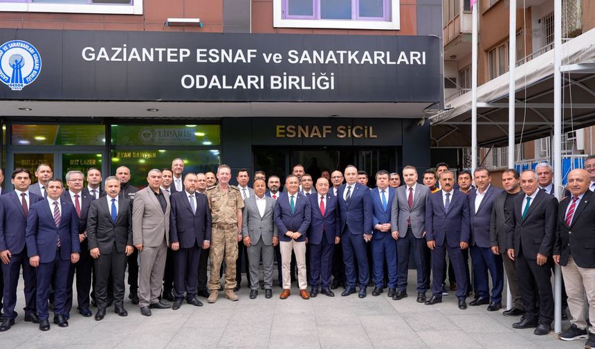 Gaziantep’te haftanın ilk gündemi esnaf oldu