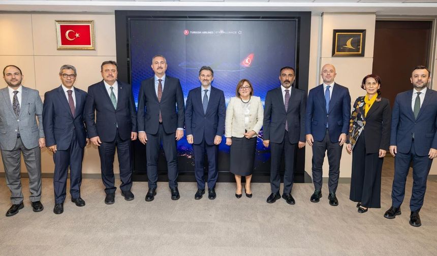 Gaziantep heyetinin THY ve Ajet buluşması
