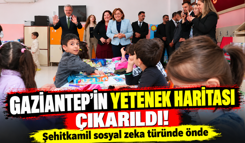 GAZİANTEP’İN YETENEK HARİTASI ÇIKARILDI!