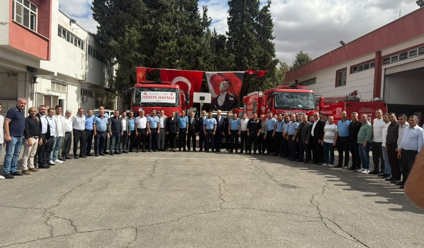 İtfaiye haftasına coşkusu kutlama