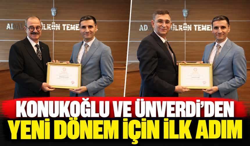 Konukoğlu ve Ünverdi'den yeni dönem için ilk adım
