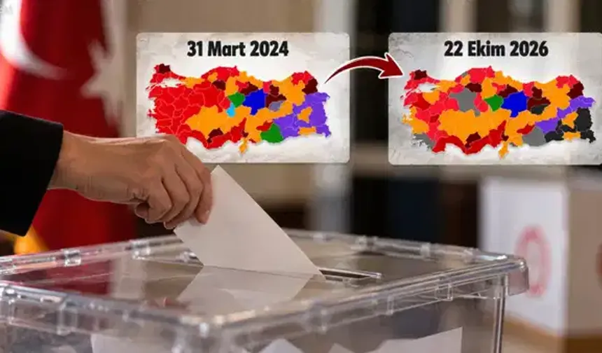 Gaziantep'te sandığın rengi değişti
