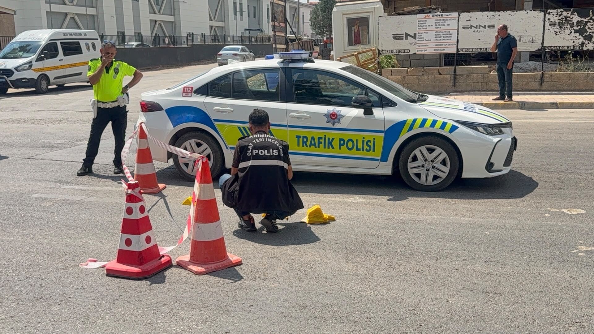 Araç içinde saldırıya uğradı